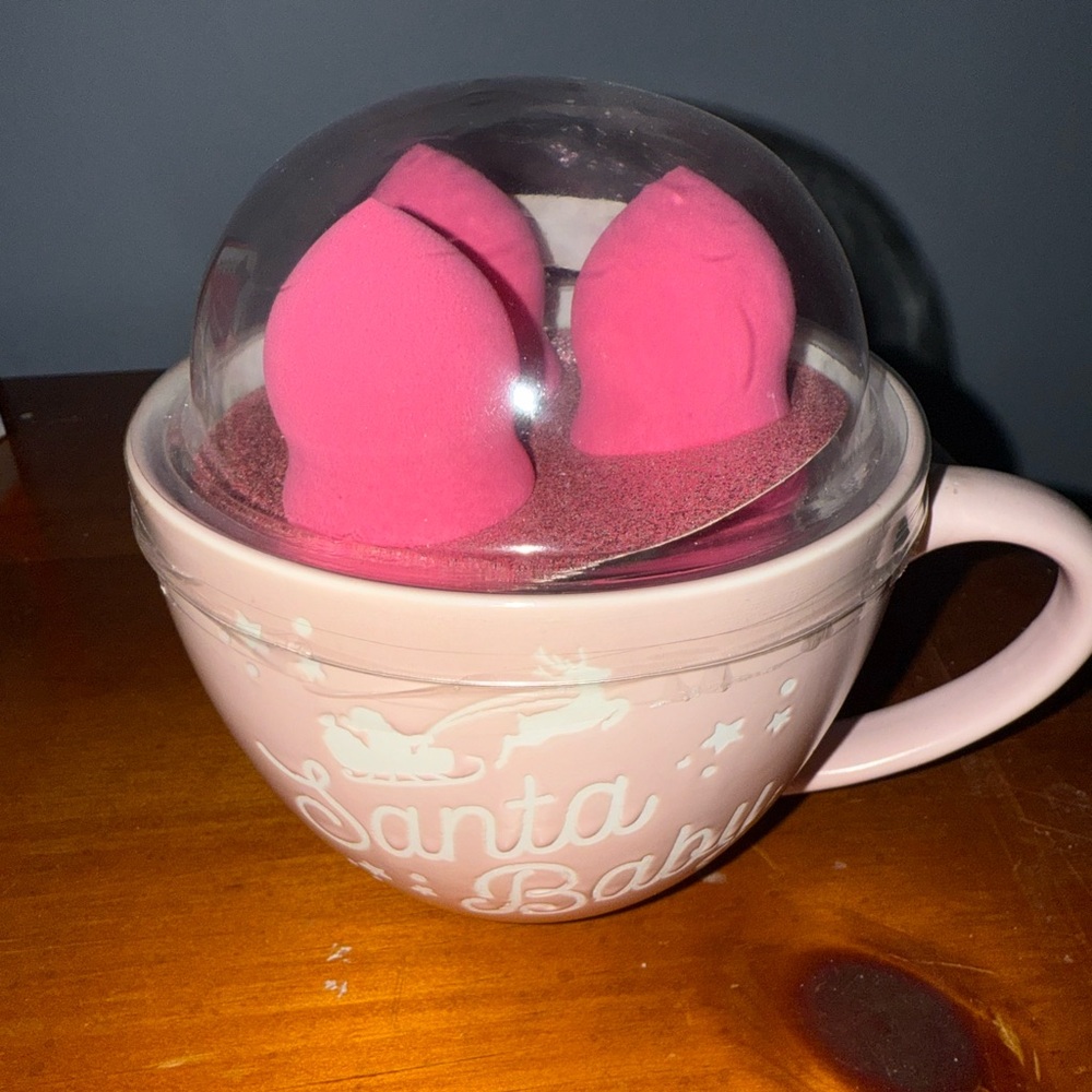 Santa Baby Pink Bath Set